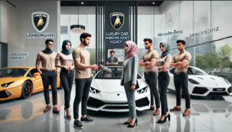 Tempah baju seragam untuk agensi pemasaran kenderaan mewah